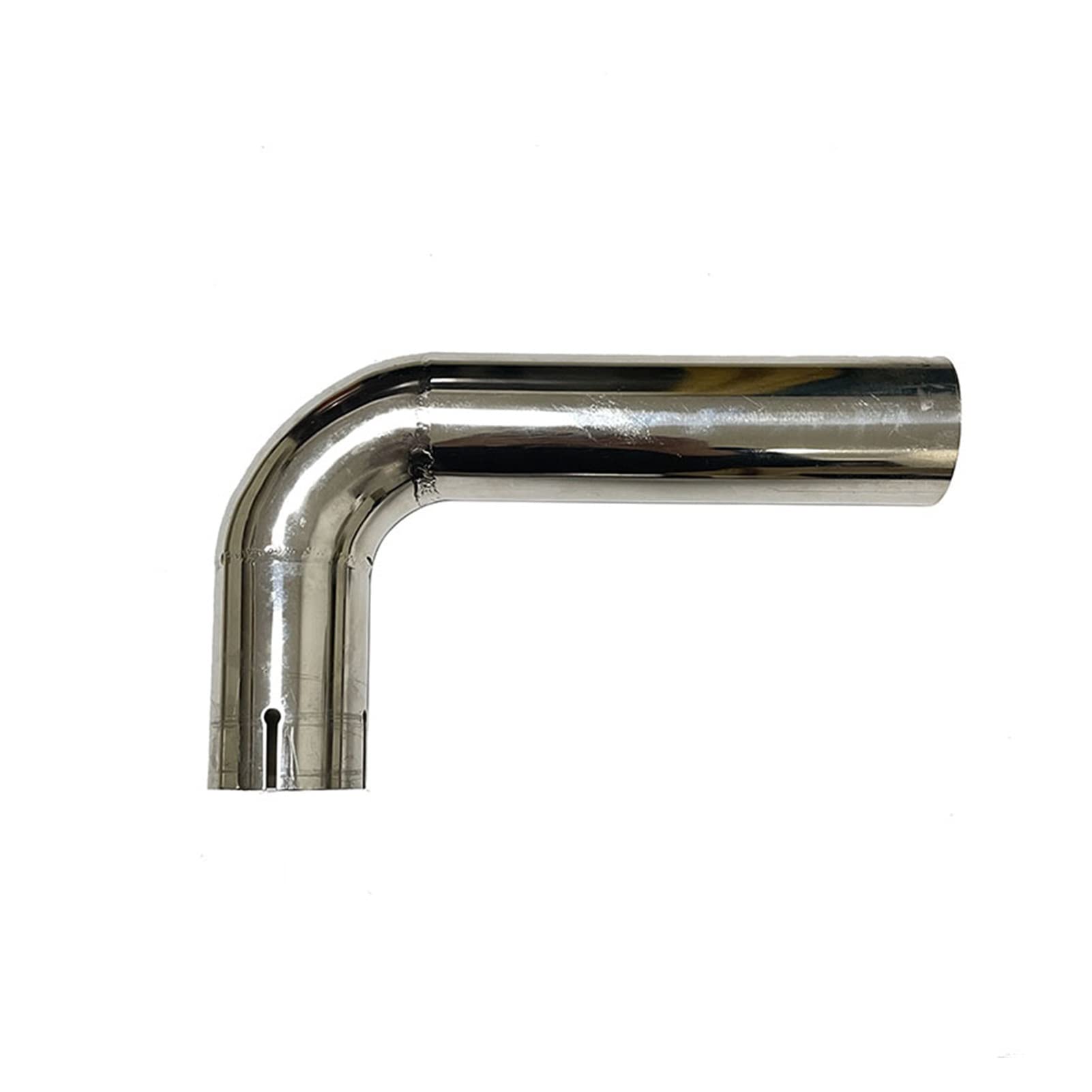 THua store 1 -częściowe Części Samochodowe Rura Wydechowa Tłumik Stal Nierdzewna Łokieć 90 Stopni Rura Kątowa (Color : 60mm)
