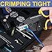 haisstronica 6PCS Crimping Tool Set - Ratchet Wire Crimping Tool for Heat Shrink,Insulated Nylon,Non-Insulated,Ferrule Wire End,Open Barrel Terminals,Solar Connectors