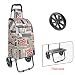 Produktbild Folding trolley Einkaufswagen, Faltbarer Einkaufswagen mit Abnehmbarer Tasche und faltbarem Design, wasserdichtes Oxford-Tuch