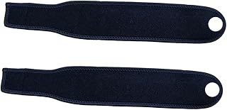 ULTECHNOVO 2 Pçs Protetor De Pulso Fita De Pulso Atlética Talas De Polegar Estabilizador De Polegar Suporte De Pulso Cinta De Pulso Protetor De Pulso De Nylon Preto Protetor De Pulso Cinta