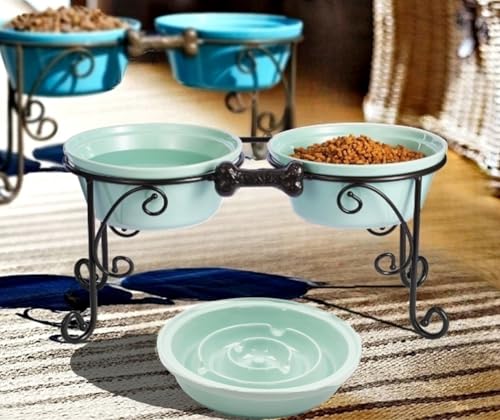 Petstandelevateddogbowlsraiseddogbowlstandpetfeedingstationforlargemediumdogslargegreen Urban Country Home Decor Pet standelevated dog bowlsraised dog bowl standpet feeding station for large medium dogs large green urban country home decor