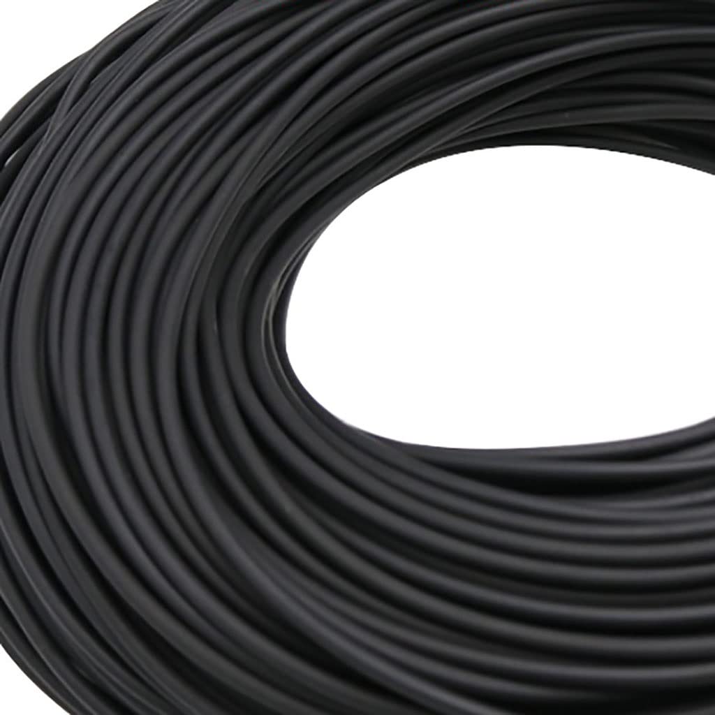 Striscia di Guarnizione in Schiuma di Silicone, Striscia sigillante in Schiuma di Gomma Nera 2-15 mm x 5-10 m(O-15mm,5M)