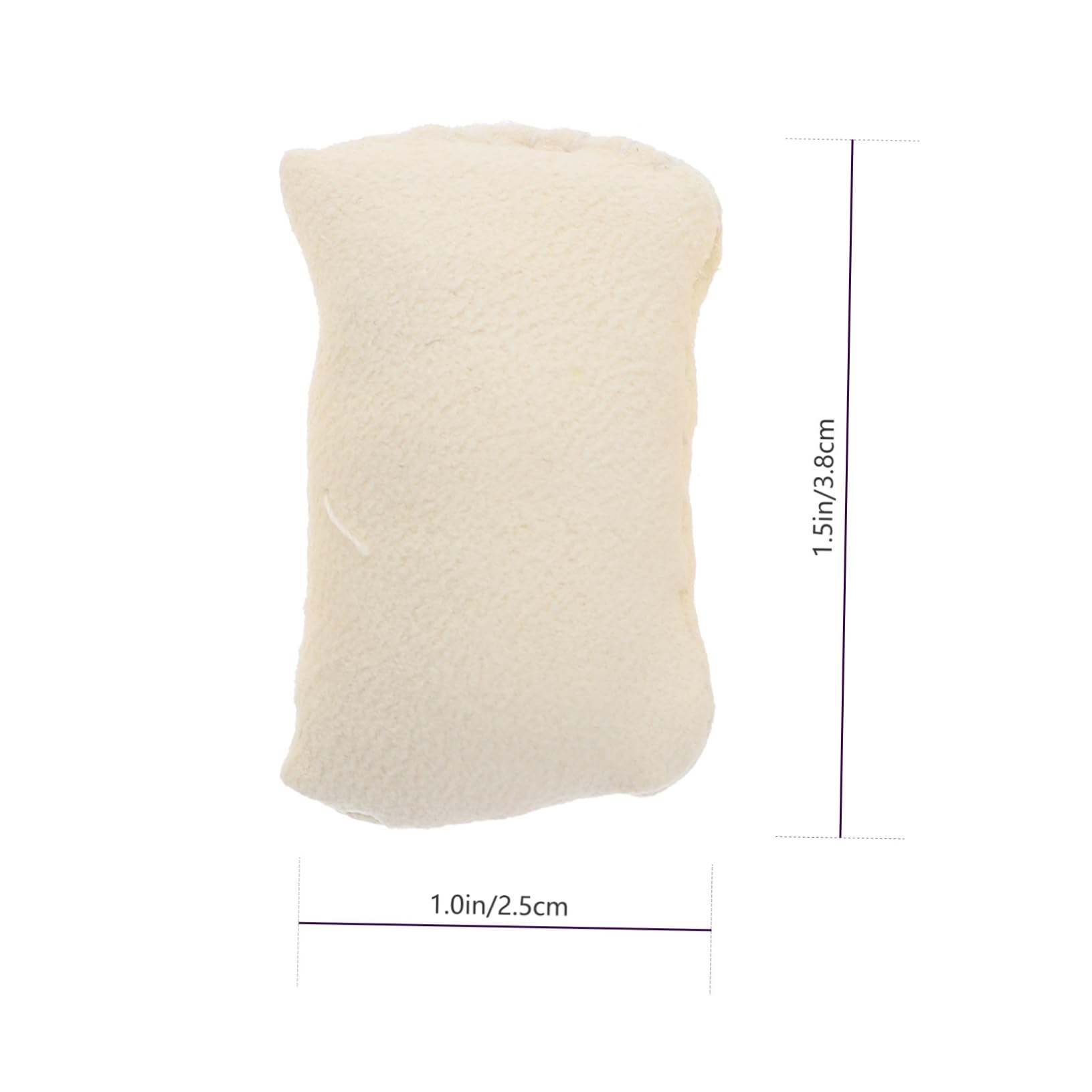 HANABASS 3 Pcs Erhu Mutes Durable Erhu Silencers for Practice Easy to Install Beige