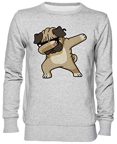 Sweat carlin gris afficher votre passion avec ce pull unisexe taille S