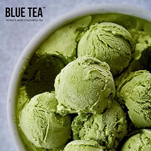 Blue Tea - Japanese Matcha Green Tea Powder -1.76Oz | Healthy Superfood || Ceremonial Grade - Authentic Japanese Matcha - Latte, Bakery | Non-Gmo - Vegan - Gluten Free | Eco -Conscious Tin Packaging #TOP5