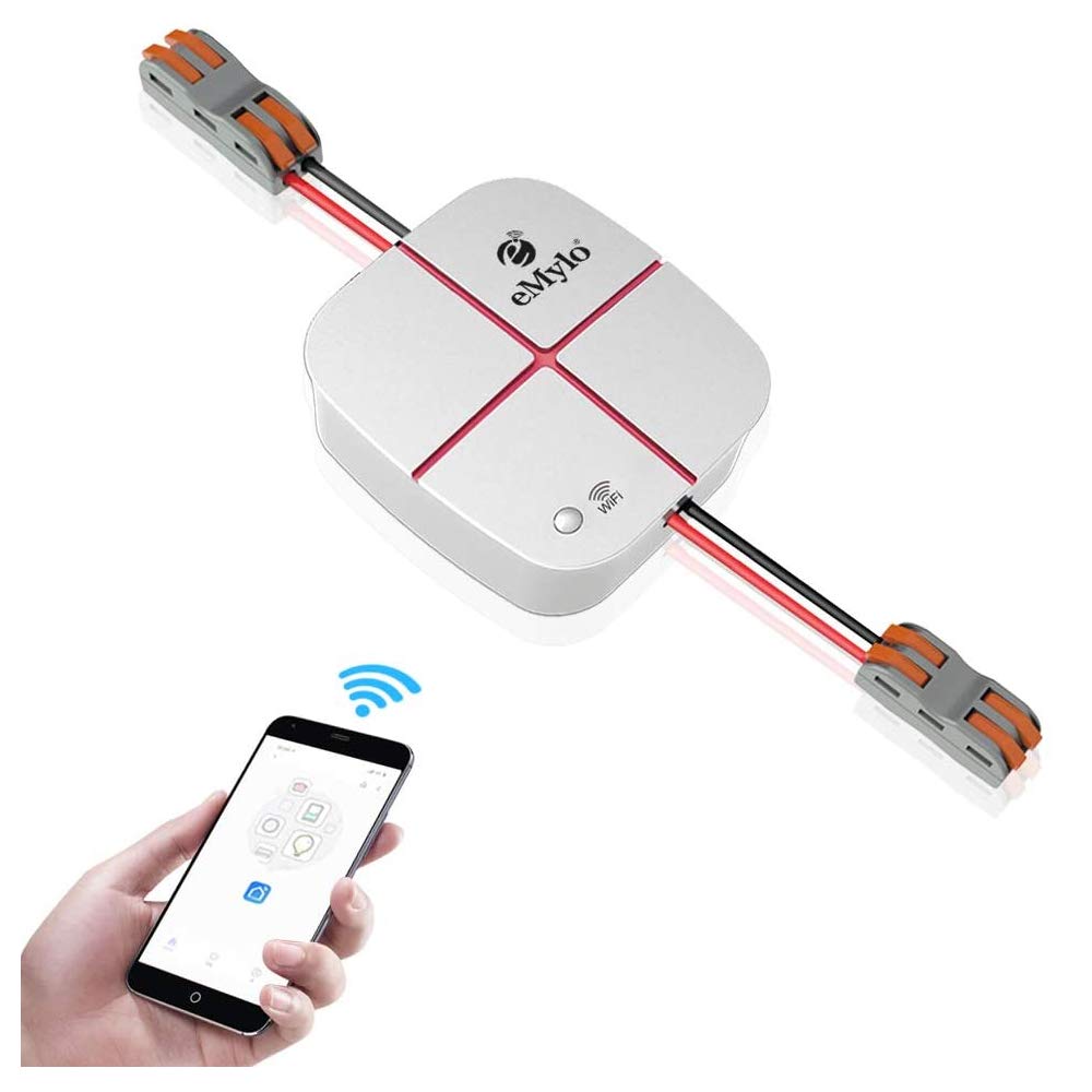 eMylo Smart WiFi Switch Wireless Remote Control Light Switch Tuya Relay Timer Switch Compatible with Alexa, Google Home, iOS, Android, AC 90-250V 2 Channels 1 Pack eMylo Smart WiFi Switch Wireless Remote Control Light Switch Tuya Relay Timer Switch Compatible with Alexa, Google Home, iOS, Android, AC 90-250V 2 Channels 1 Pack