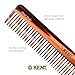 Kent 92T Wide Tooth Comb Detangler Comb for Curly Hair, Detangling Hair Comb for All Hair Types, Mens Hair Comb, and Wet Comb Hair Comb for Women, Kent Comb Hair Styling and Detangling Comb