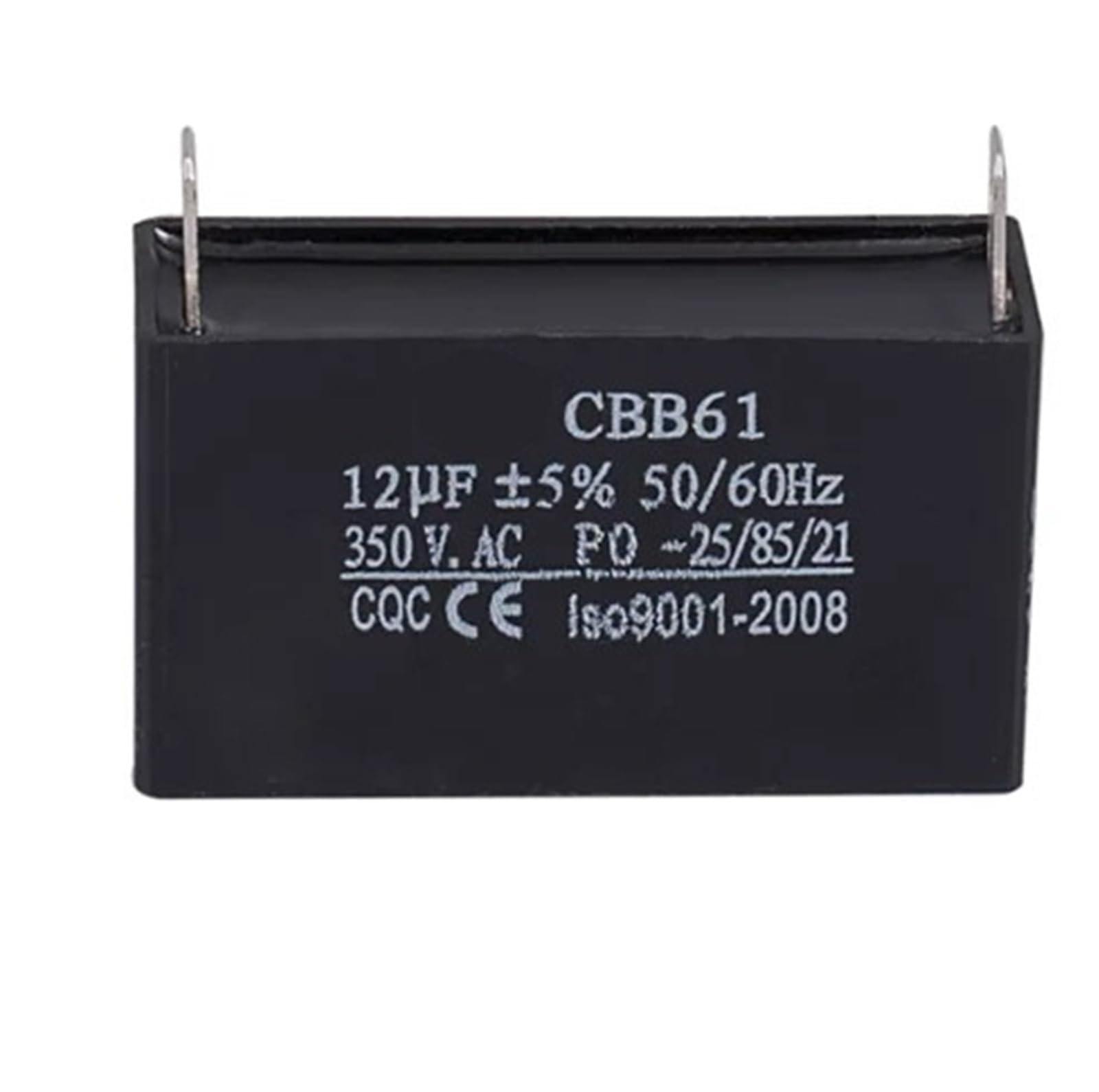 ICXLPMC Black 11uF Generator Capacitor Generator CBB61 11uF 50/60Hz 350VAC Fan electronic starter