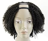 Ms Fenda Hair 100% Peruvian Remy Virgin Human Hair Afro Kinky Curly Style U-part Full Machine Made Wigs(18inches)