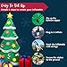Joiedomi Christmas Inflatables Tree Outdoor Decoration, Giant Christmas Inflatable Tree with 3 Gift Boxes with Build-in LEDs for Blow Up Xmas Decoration, Indoor Outdoor Yard Garden Lawn Décor