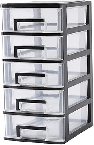 Caja organizadora de cajones de almacenamiento de plástico, organizador de escritorio de gran capacidad para cosméticos, joyas, artículos diversos,