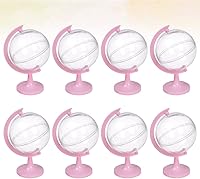Vista 2 de 12 mini contenedores de caramelos de globo, cajas de plástico transparente para dulces, organizador de almacenamiento de dulces, estuche de dulces