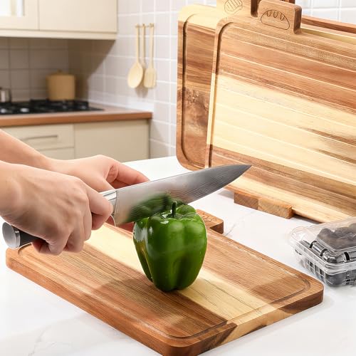 Set 4 Tablas de Cortar de Madera con Soporte miniatura 6