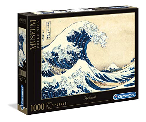 Clementoni Puzzle 1000 Piezas Cuadro La Gran Ola, Hokusai,