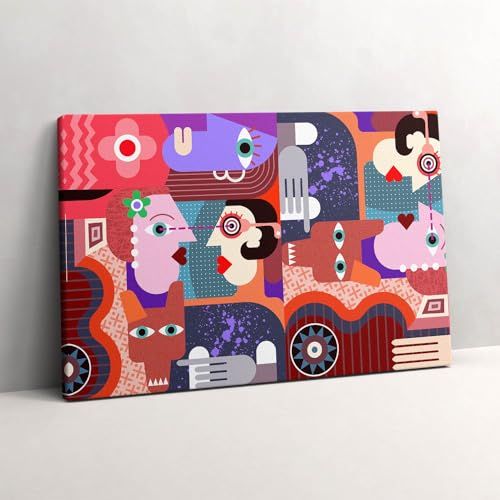 Tableau photo sur toile 60x40cm Wallfluent aux finitions soignées