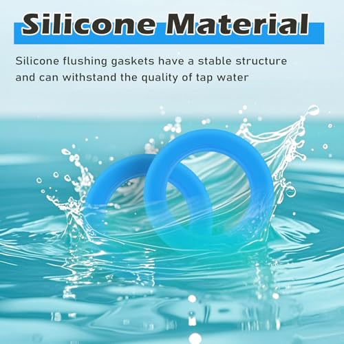 2 Pack Upgraded Silicone Flush Valve Seal, Compatible with American Standard Champion 4 and Eljer Titan 4 Toilets, 7301111-0070A American Standard Replacement Part
