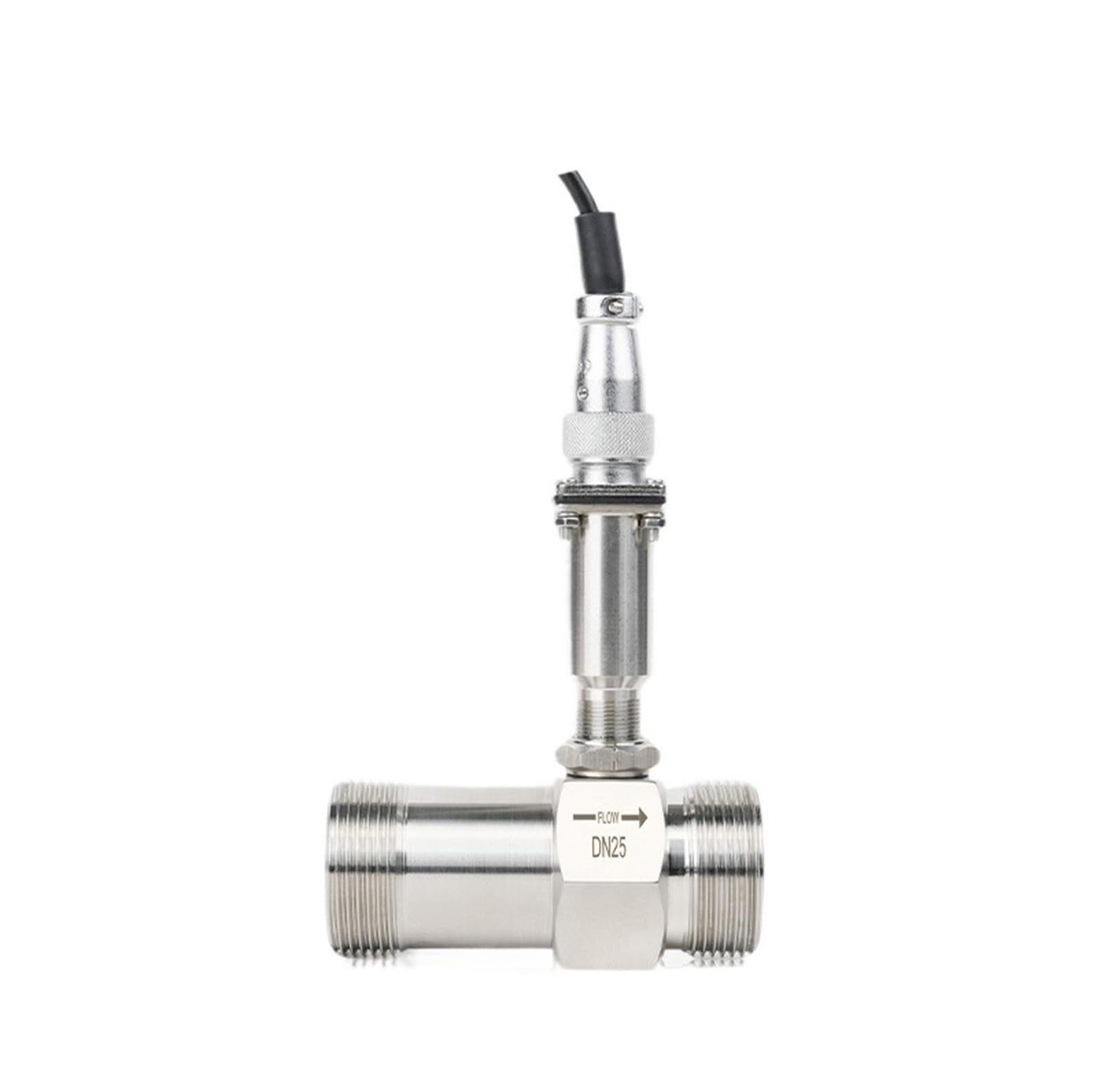 PXQCHAVLN Liquid Flow Meter Male Thread Female clamp Flange Connection(DN40 external thread G2)