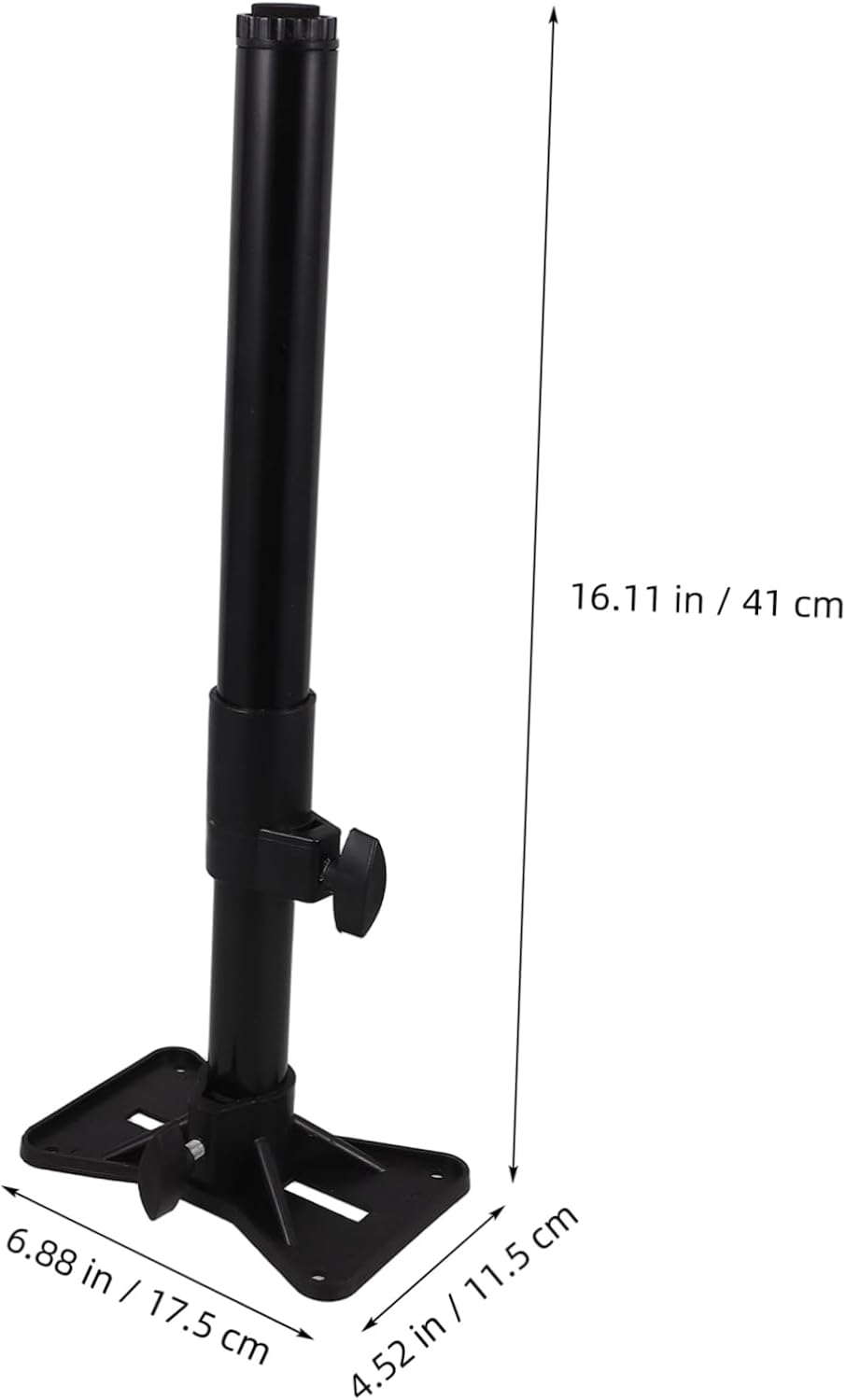 2pcs Adjustable Metal Sink Support Brackets Black Bracket for Undermount Kitchen Bathroom Sink Installation Setup Strong Stability