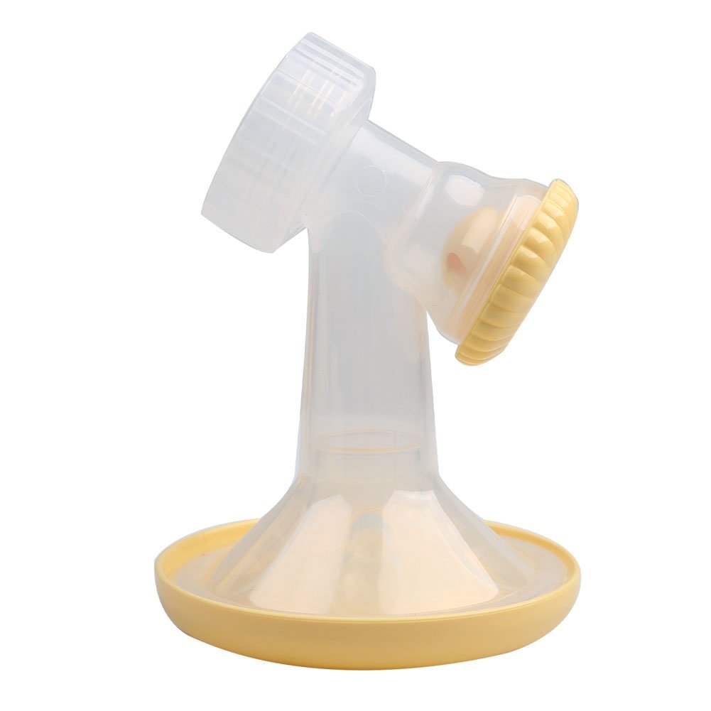 Arena del trébol Kinyo Silent Extractor de leche eléctrico de ordeño masaje amarillo transparente silicona eléctrico Milker yellow & transparent Talla:Single-Core