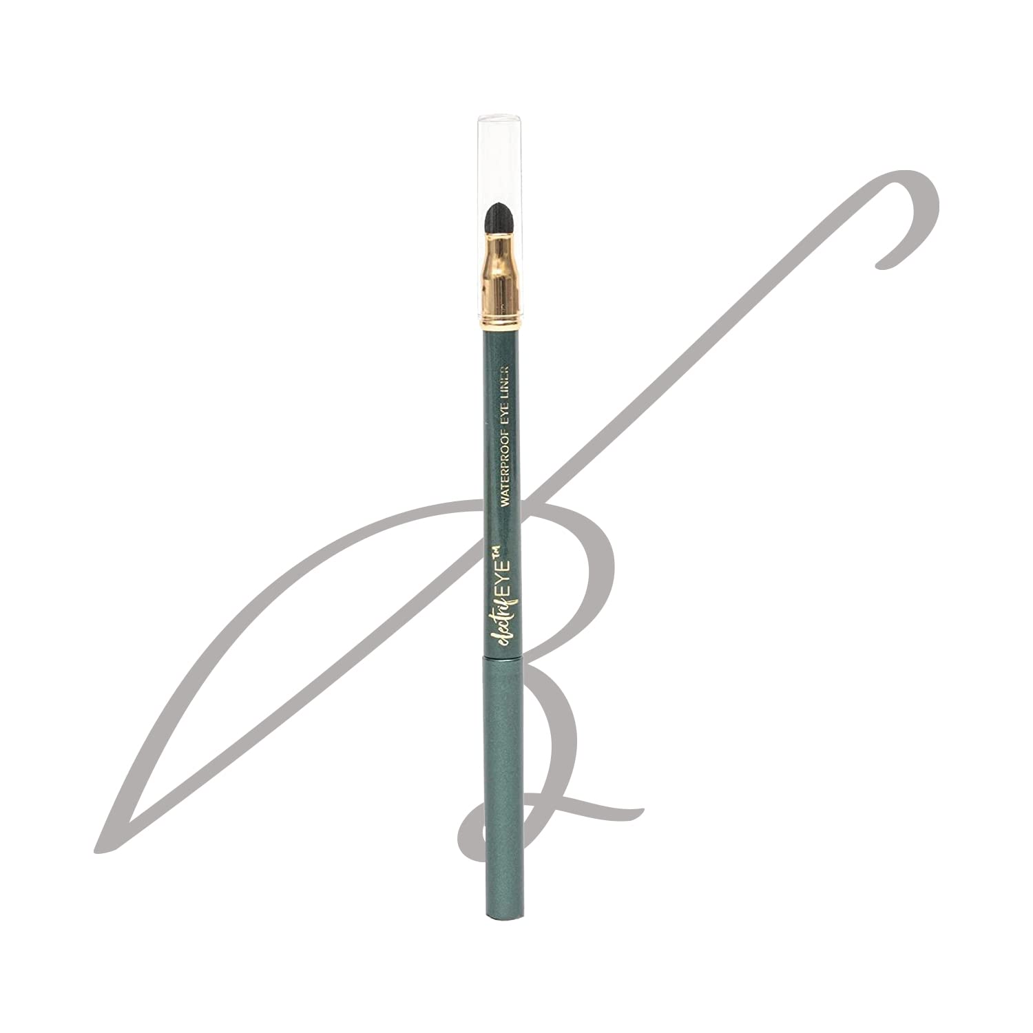 Belle Beauty by Kim Gravel ElectrifEYE Waterproof Eyeliner (Vivid Green) - Eyeliner Pencil for Naturally Enhanced Eye Color
