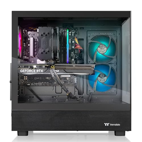 Image of Thermaltake LCGS Vista i460 Gaming Desktop (Intel Core i5-14400F, ToughRam 16GB DDR5 5600MT /s RGB Memory, NVIDIA GeForce RTX 4060, 1TB NVMe M.2, WiFi, Windows 11) V27B-B760-460-LCS