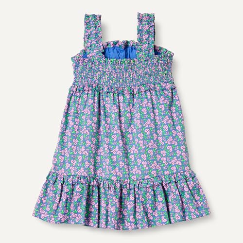 Image of Amazon Essentials Girls and Toddlers' 100% Cotton Smocked Tank Dress