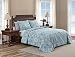 Tommy Bahama 220637 Turtle Cove Caribbean Quilt Set King Harbor Blue