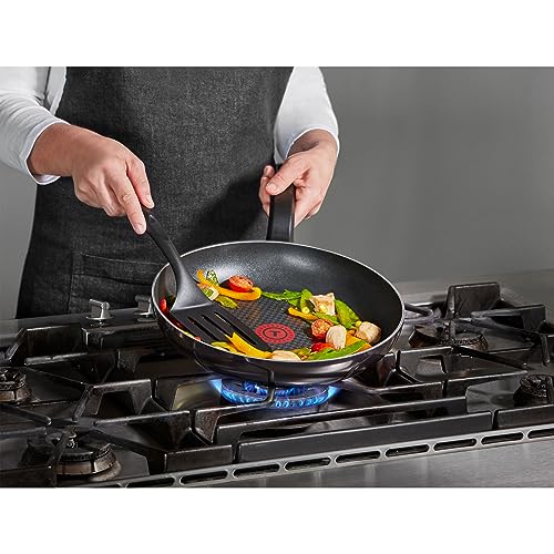 Foto von Tefal Resist Intense Crêpepfanne 25 cm, Pancake Pfanne mit Antihaftversiegelung, widerstandsfähig, nicht induktionsgeeignet, Thermo-Signal bei idealer Brattemperatur, einfache Reinigung, D52210