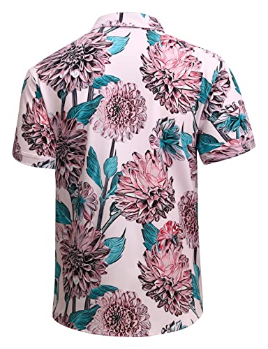 SheLucki Men's Button Down Hawaiian Shirts (various) - image 3