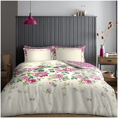GC GAVENO CAVAILIA King Size Duvet Cover Sets With Fitted Sheet - Polycotton Complete Bedding Set including Pillow Cases