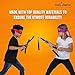 Dress Up America Ninja Weapons Set – Katana, Bow & Arrow, Eye Masks and More, Warrior Costume Accessory for Kids