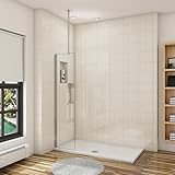 paroi fixe en verre Installation à gauche ou à droite, Confort et pratique même pour les espaces réduits. En effet, une cabine de douche peut même facilement prendre place dans une chambre. Son côté compact et étanche contiendra mieux les éclaboussures d’eau.