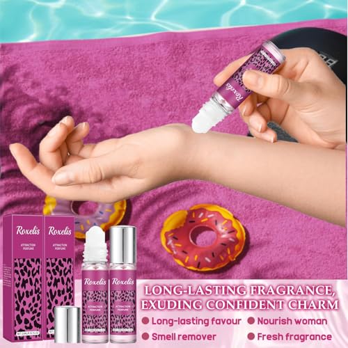 2 Stück Roll-On Parfum Woman Set Venom Parfüm Frauen Tragbarer Damendüfte Parfum Öl Langanhaltender Duft Unterstreicht Ihren Charme(15ml)