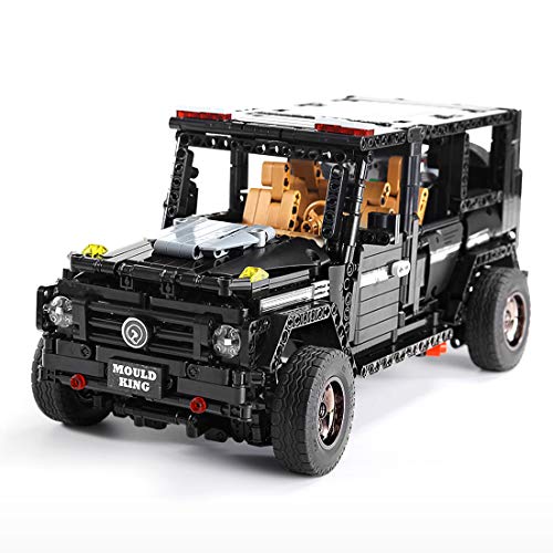 Foxom Technik Bausteine Auto G500 AWD Wagon Racing Auto, 1662 Teile 1:10 2.4G Geländewagen Bausteine… – Bild 6