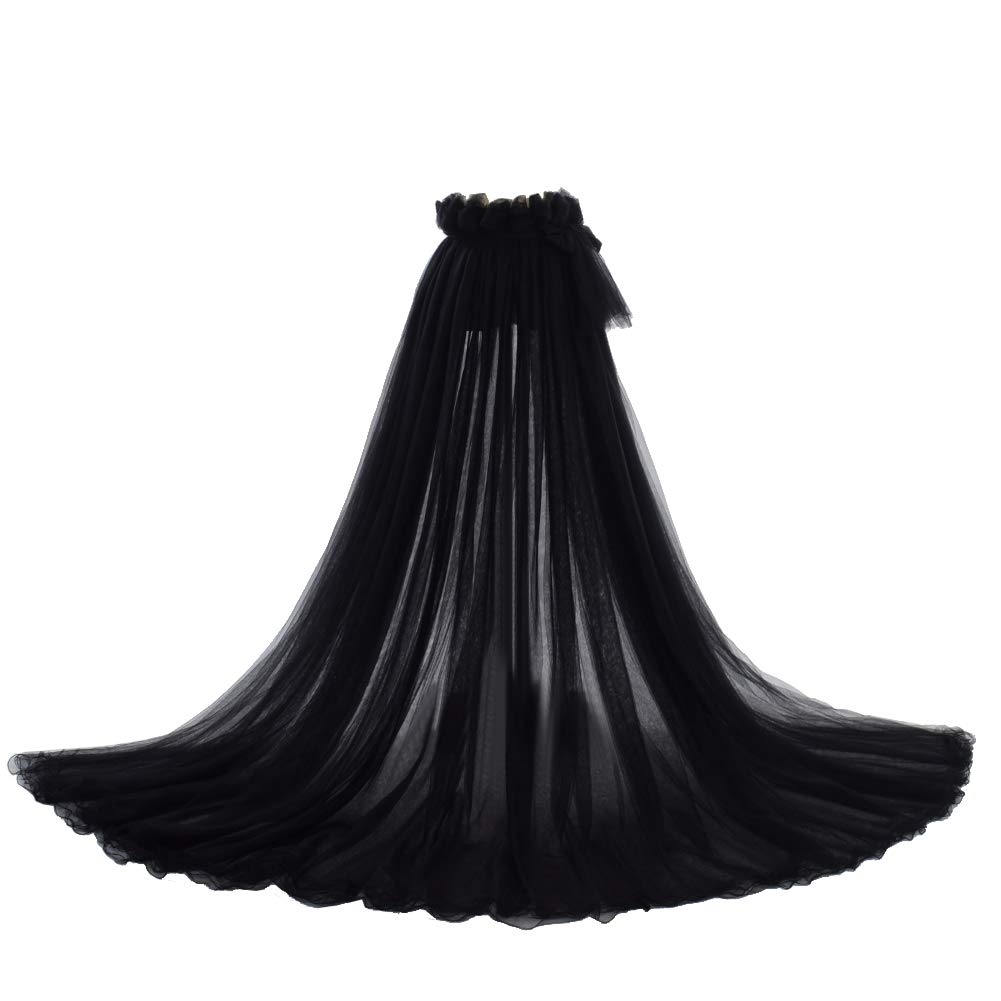 GRACEART Damen Lange Tüll Röcke Abschlussball Abend Rock Elastic Bund Tutu