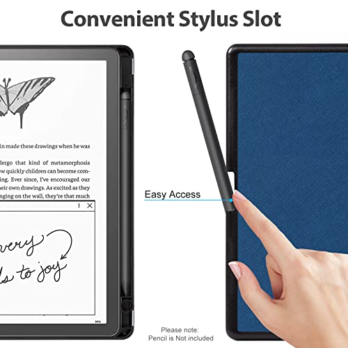 Image of CoBak Case for Tablet Reader - All New PU Leather Cover with Auto Sleep Wake Feature for Tablet Reader 10.2 inch 2022 & 2024 Released with Pen Holder (not Compatible with Remarkable)