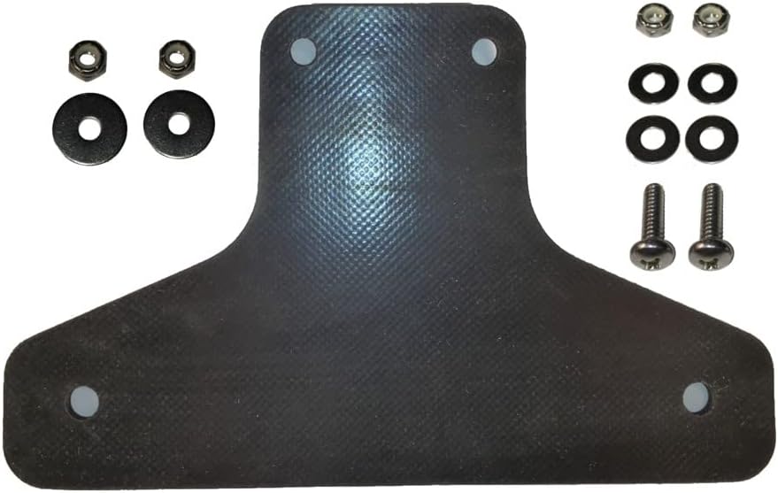 TM Trailer/Truck EM16002 Rubber License Plate Holder Bracket, Economy-Max, Fasten