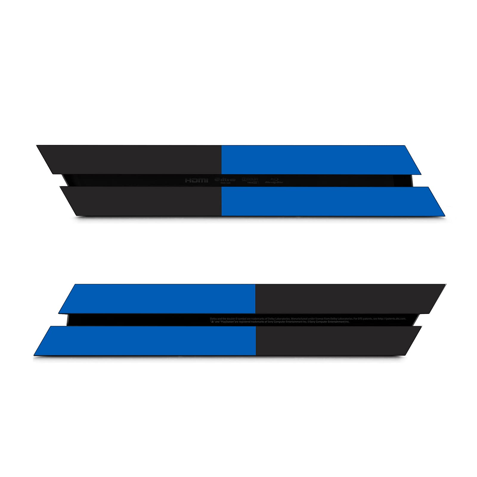Head Case Designs sous Licence Officielle Inter Milan Bleu Et Noir Logo Plein Vinyle Autocollant De Jeu Peau Autocollant Couverture Compatible avec Sony PlayStation 4 PS4 Console