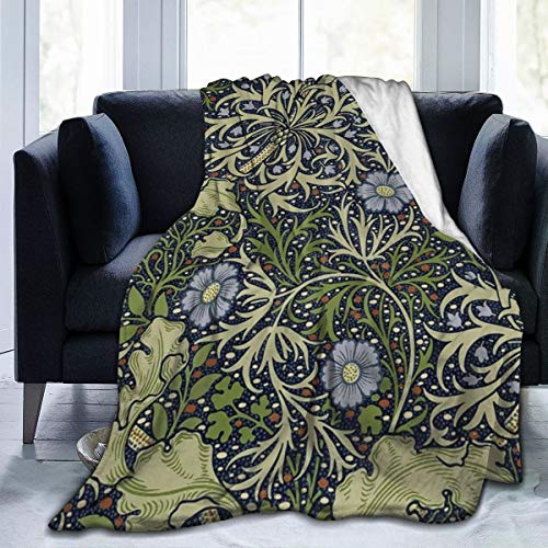 Meiya-Design Fleece Blanket 50" x 60"- William Morris Seawee
