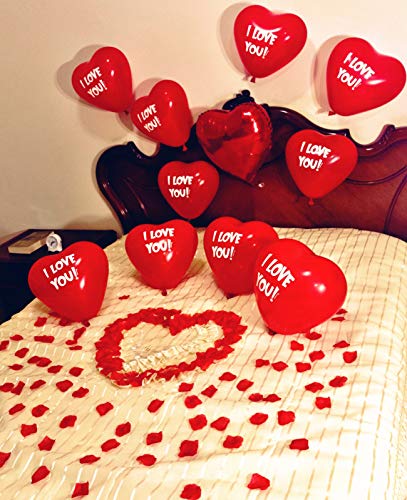 Kit Romântico - Surpresa para namorados - pétalas velas e balões