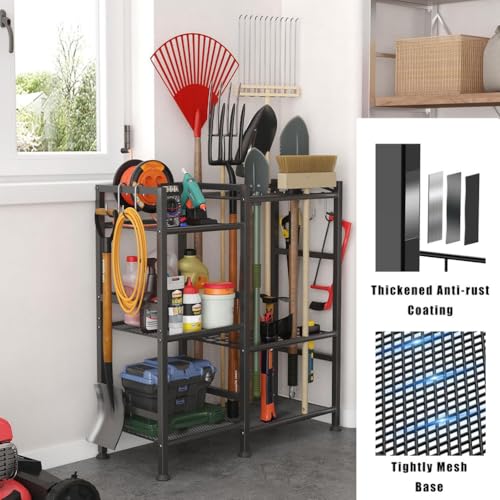 Rangement outils de jardin pour libérer de l'espace au sol