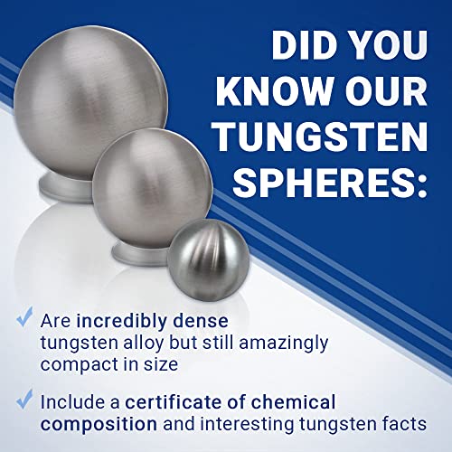 tungsten sphere - 217534 diameter 15 kilogram with base