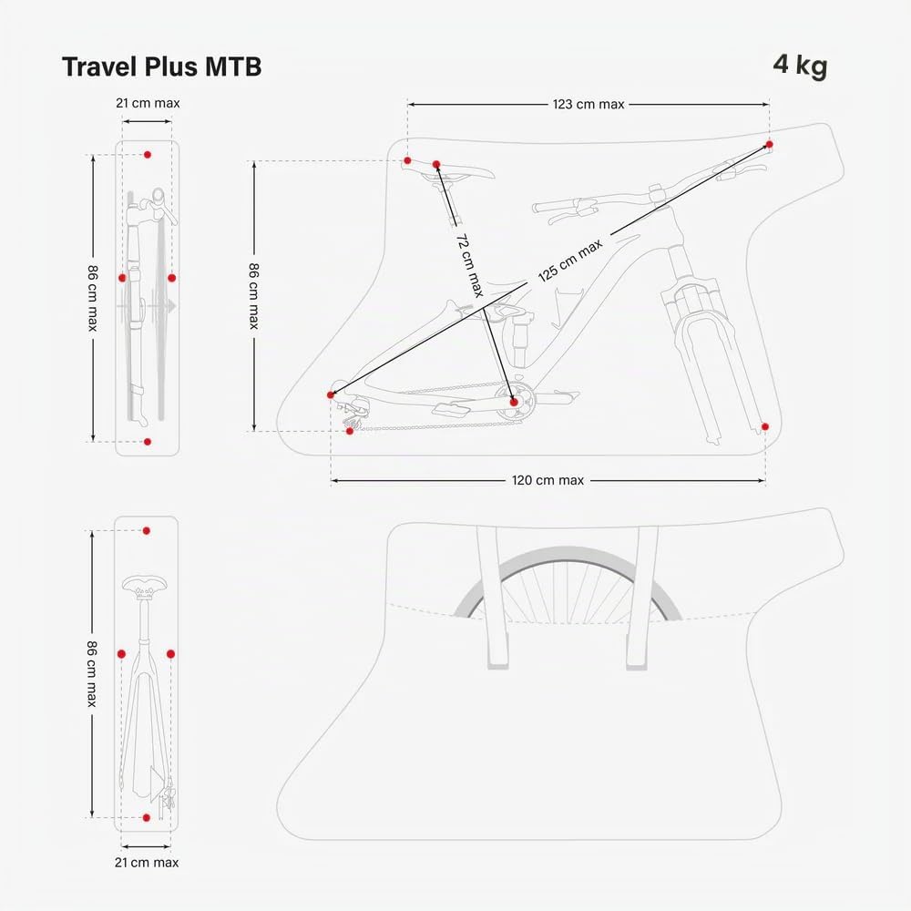 Transporthülle SCICON TRAVEL PLUS MTB