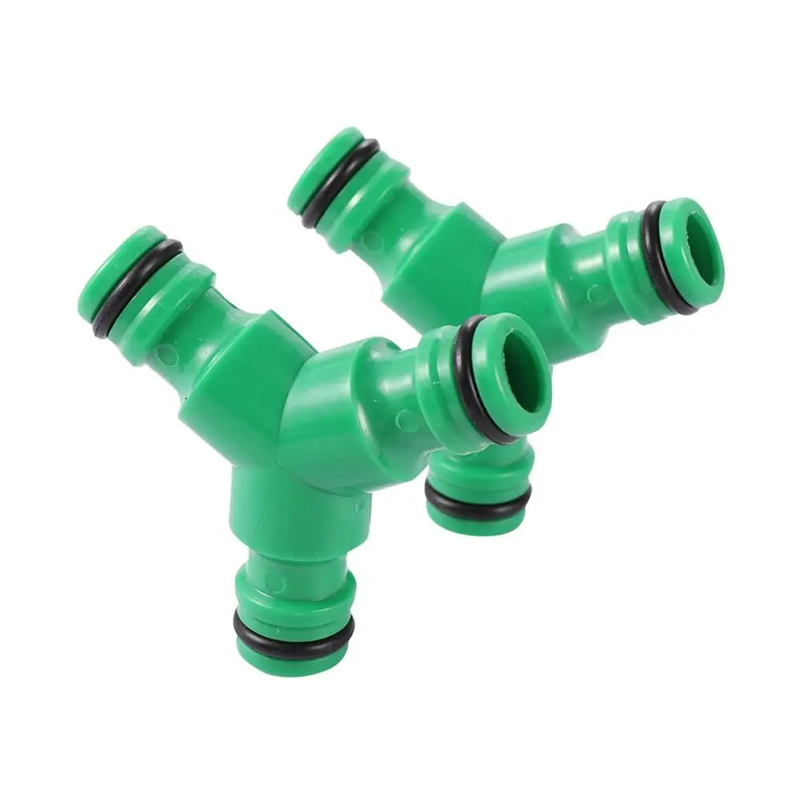 Conector rápido de riego de 16 mm tipo Y manguera de 3 vías de jardín