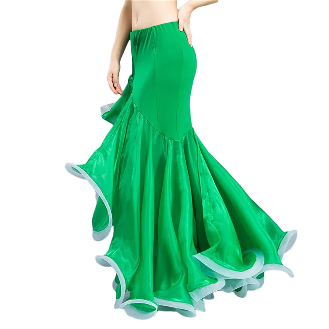 Faldas amplias y vaporosas, Falda de Danza del Vientre Gasa for Mujer en Multicolor