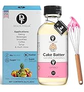 Dolce Foglia Natural Cake Batter Extract - 2 Ounce Water-Soluble Multipurpose Flavoring for Baked...