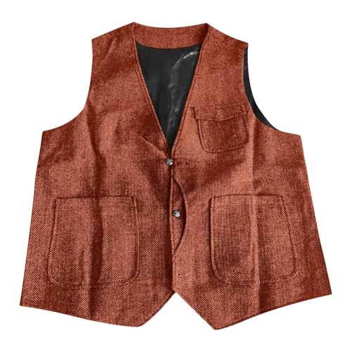 Gilet décontracté uni avec poches veste légère sans manche - 2