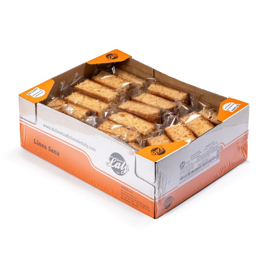 Bizcocho de Naranja sin Azúcares Añadidos – Ralladura Natural 8% – Endulzado con Maltitol – Tierno y Esponjoso – Ideal Desayuno y Merienda – Bollería/Repostería de Naranja