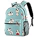 Rucksack mit Cartoon-Welpen-Puppen-Motiv, Schultasche, Rucksack, Reise, lässiger Tagesrucksack für Frauen, Teenager, Mädchen, Jungen