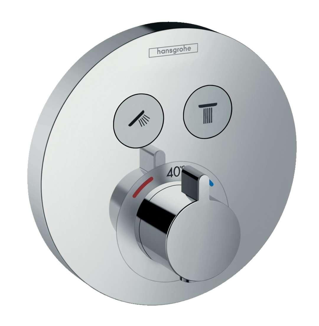 hansgrohe Raindance S Pack encastré avec mitigeur thermostatique ShowerSelect S, chromé, 27951000